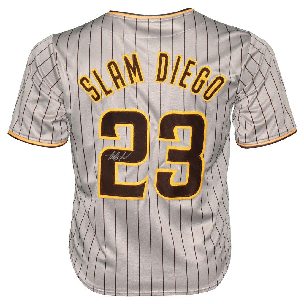 San Diego Padres Fernando Tatis Jr Hand Signed Autographed Custom Pin Striped Jersey JSA COA