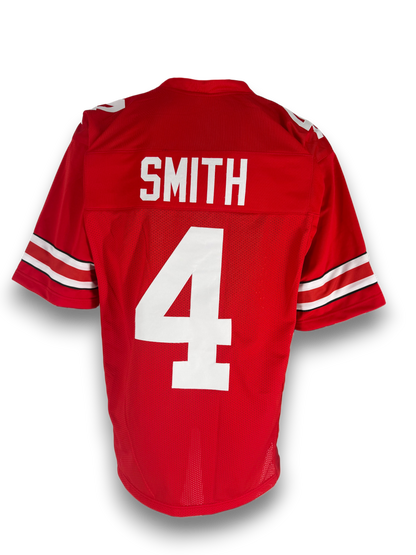 Pre-Sale Jeremiah Smith Hand Signed Autographed Red Custom Jersey Signed in Black