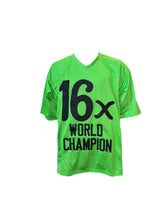 Load image into Gallery viewer, Ric Flair Hand Signed Autographed Custom Green Jersey with Famous Quote JSA COA