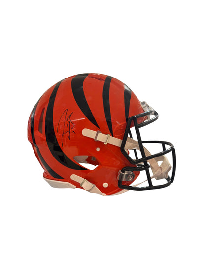 Cincinnati Bengals Joe Burrow Hand Signed Autographed Full Size Speed Authentic Helmet FANATICS COA