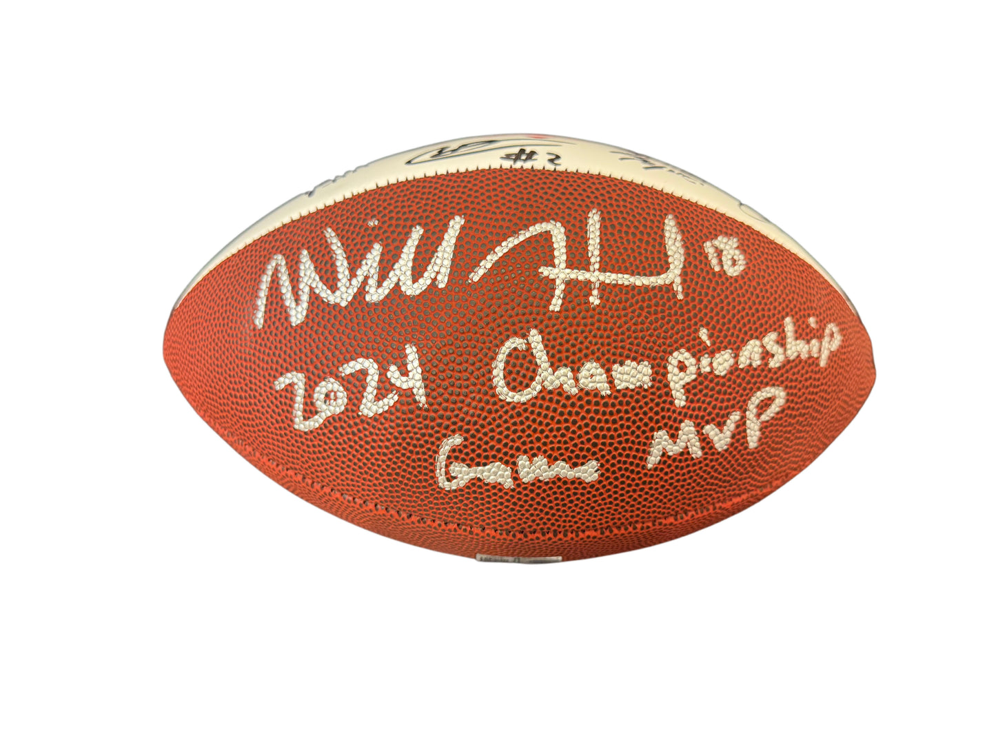 Ohio State Buckeyes Team Signed National Championship Logo Football Swau COA