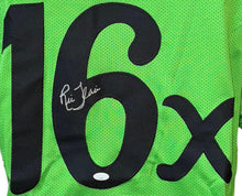 Load image into Gallery viewer, Ric Flair Hand Signed Autographed Custom Green Jersey with Famous Quote JSA COA