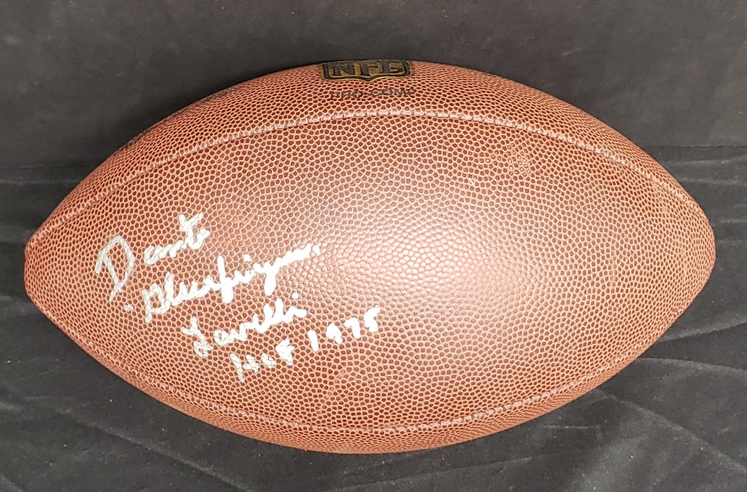 Cleveland Browns Dante Lavelli Signed NFL Football with 