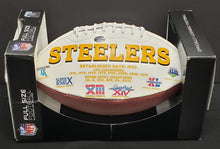 Load image into Gallery viewer, Terrell Edmunds Pittsburgh Steelers Signed Football w/ &quot;2018 #1 Draft Pick&quot; Inscription Beckett COA