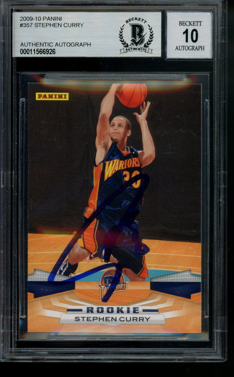 2009 Panini #357 Stephen Curry BECKETt 10 – Prime Time Sports