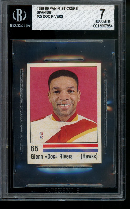 1988 Spanish # Doc Rivers BECKETt 7 Near-Mint