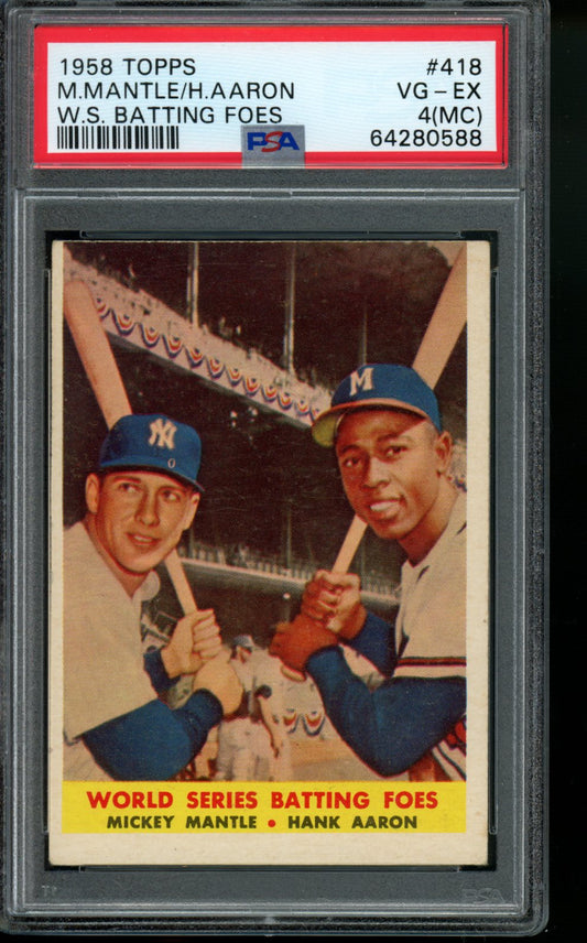 2021 Topps x Mickey Mantle #16 Mickey Mantle PSA 4(MC)