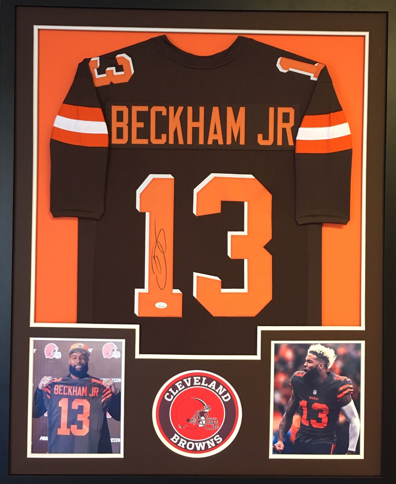 Jersey Framing - Vertical Style with Two 8x10 Pictures