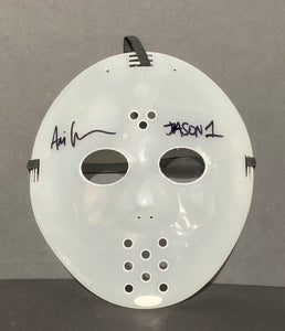 Ari Lehman Friday The 13th Signed Hockey Mask Jason 1 Inscr. With JSA COA
