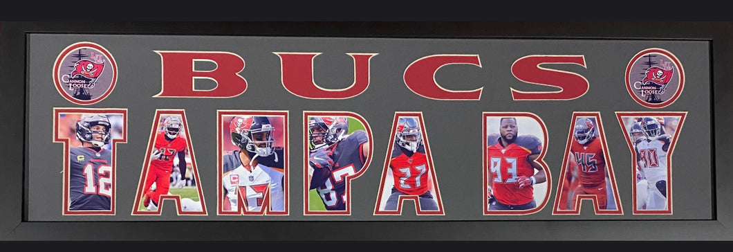 Super Bowl Champs Tampa Bay Team Plaque