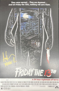 Friday the 13th Ari Lehman Signed 11x17 Movie Script with JSA COA