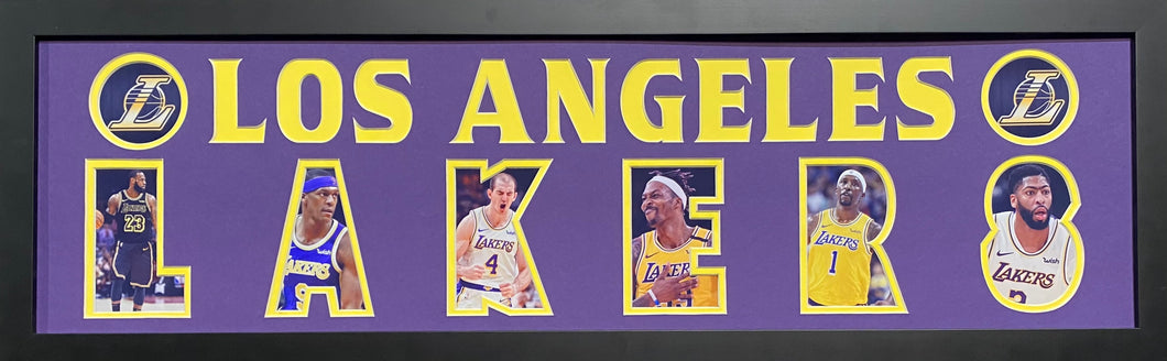 Los Angeles Lakers Team Plaque 2020 Championship