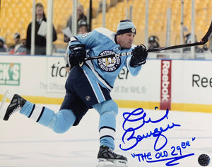 Phil Bourque Pittsburgh Penguins Signed 8x10 The Old 29er Inscr. With COA