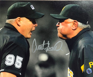Clint Hurdle Pittsburgh Pirates Signed 8x10 Umpire With COA