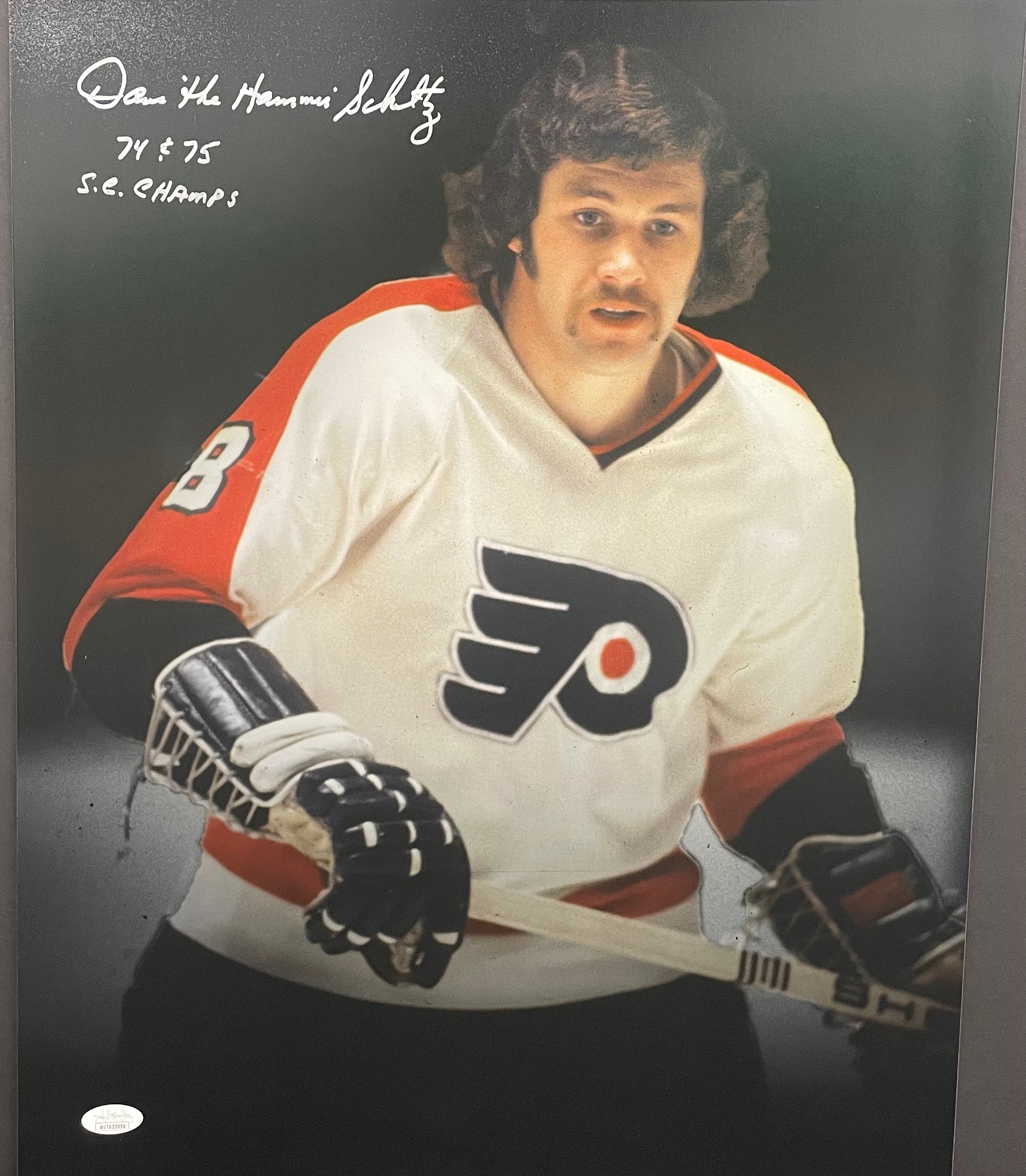 DAVE SCHULTZ Autographed Signed 8 x 10 Hockey Photo Philadelphia Flyers COA