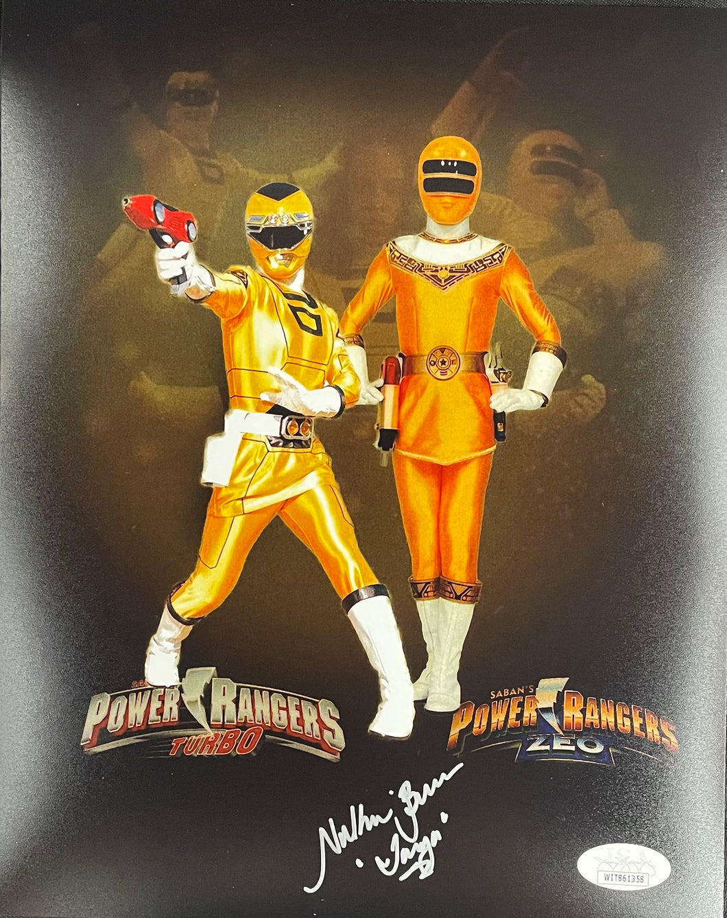 Nakia Burrise Yellow Power Ranger Tanya Sloan Signed 8x10 Photo JSA COA