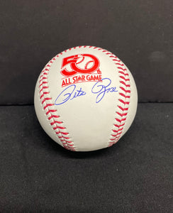 Pete Rose Signed Rawlings 1979 MLB All-Star Game (50th) Commemorative Logo Baseball with JSA COA