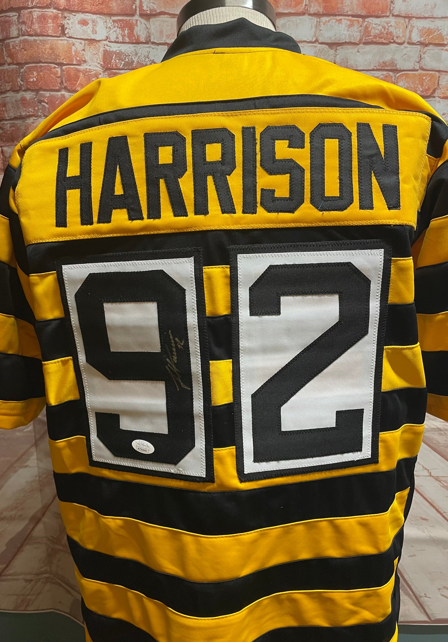 James Harrison Pittsburgh Steelers Signed Bumblebee Jersey JSA COA