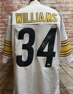 Deangelo Williams Pittsburgh Steelers Signed Custom White Jersey With PSA COA