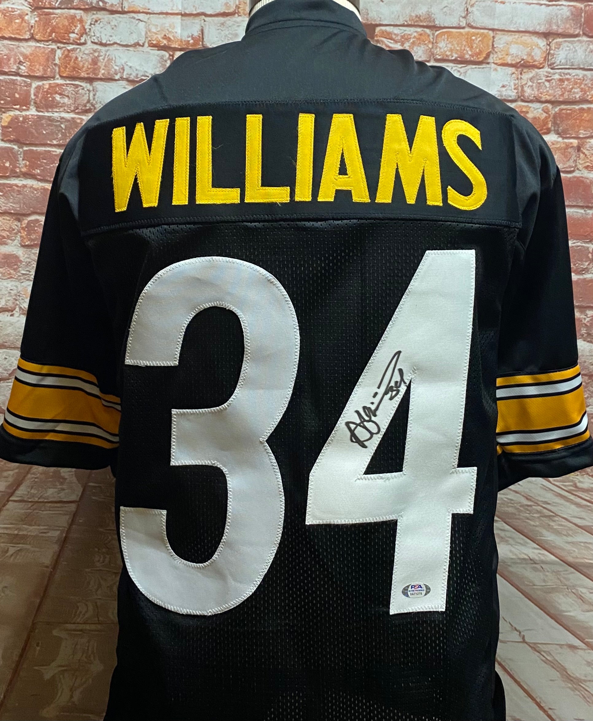 Deangelo Williams Pittsburgh Steelers Signed Black Jersey PSA COA