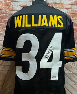 DeAngelo Williams Pittsburgh Steelers Signed Black Jersey PSA COA