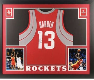 Jersey Framing - Horizontal Style with Two 8x10 Pictures